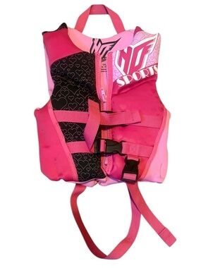 Youth Pink Life Jacket Vest HO Sports